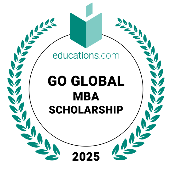 Go Global MBA Scholarship Badge